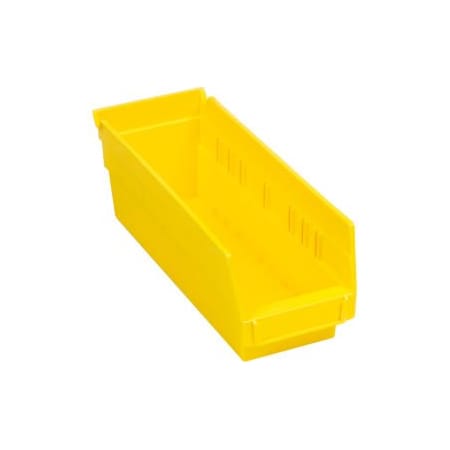 Quantum Storage Systems Shelf Storage Bin, Plastic, 24 PK QSB101YL